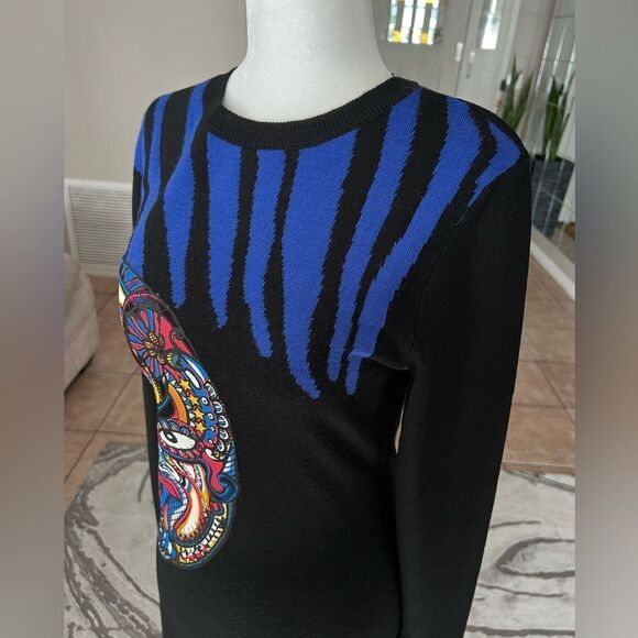 Custo Barcelona Wool Long Sleeve Mini Dress - Picture 7 of 14